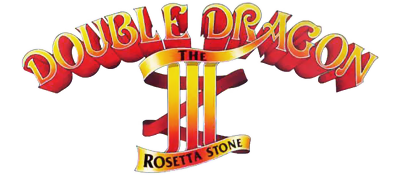 Double Dragon III: The Rosetta Stone logo for ZX Spectrum
